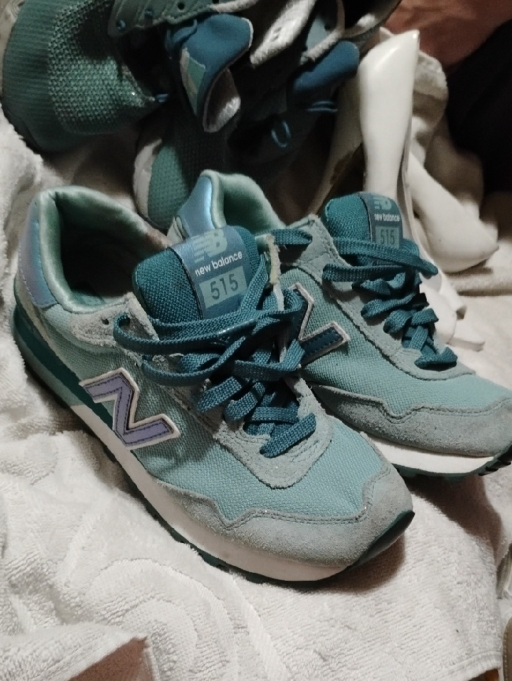 New Balance Teal 515 Classic Sneakers